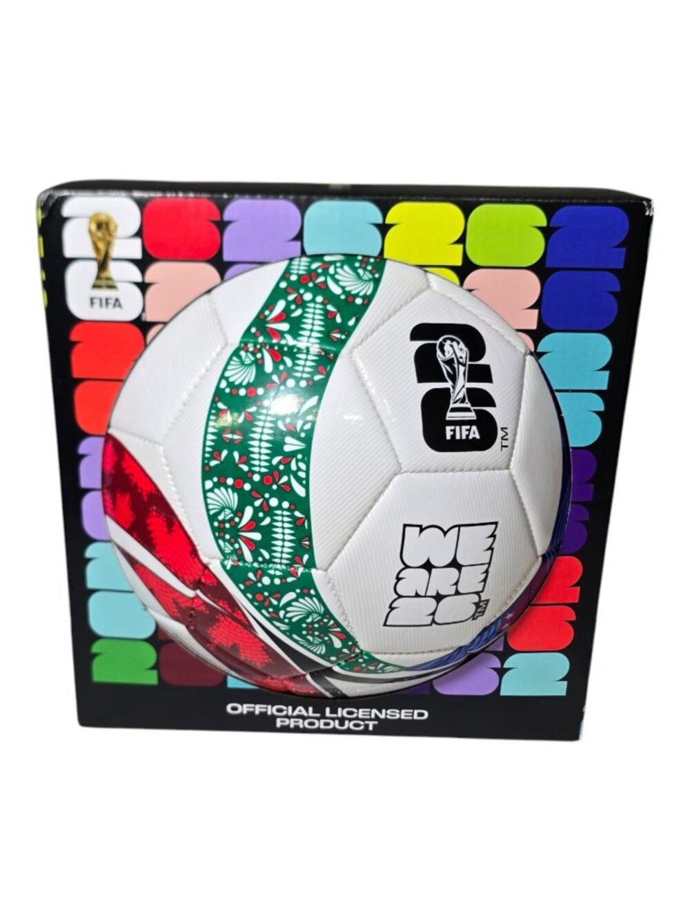 FIFA World Cup 2026 We Are 26 Size 5 Official Soccer Ball NIB - Picture 4 of 5